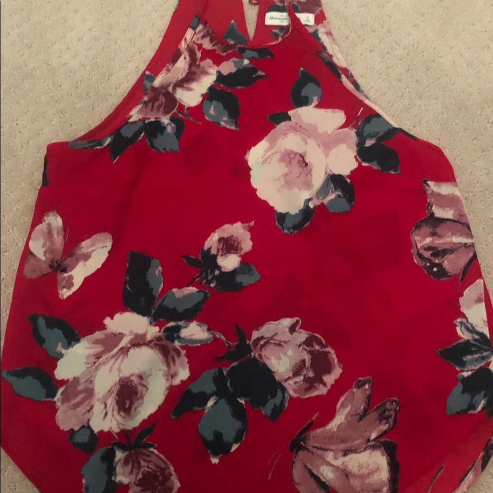 Abercrombie Red Tank Top